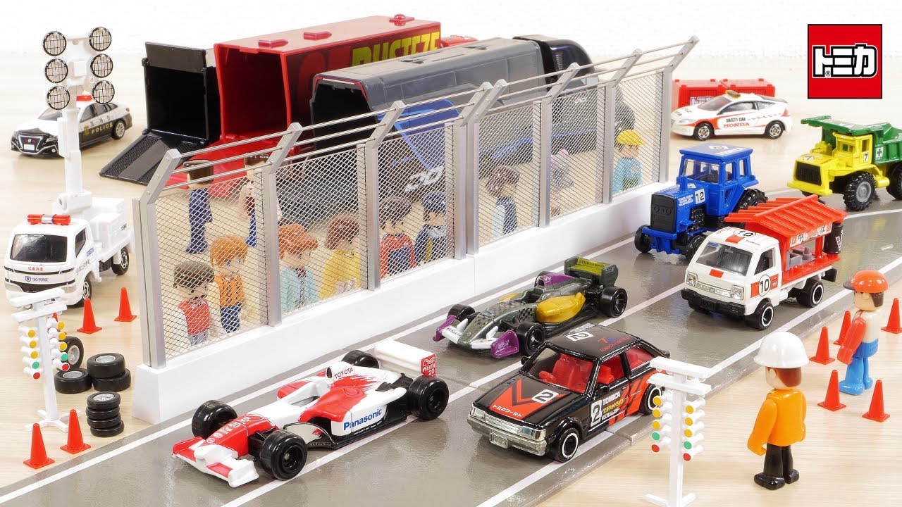 Perfect for the Grand Prix! Tomica Racing Car Set Original Tomica