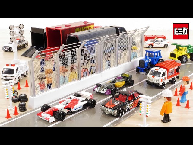 Perfect for the Grand Prix! Tomica Racing Car Set Original Tomica