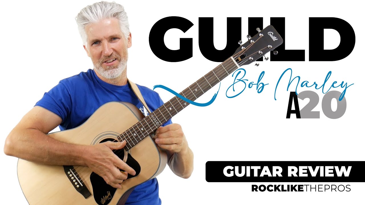 The INCREDIBLE Guild A-20 Bob Marley Guitar | Guitar Review - YouTube