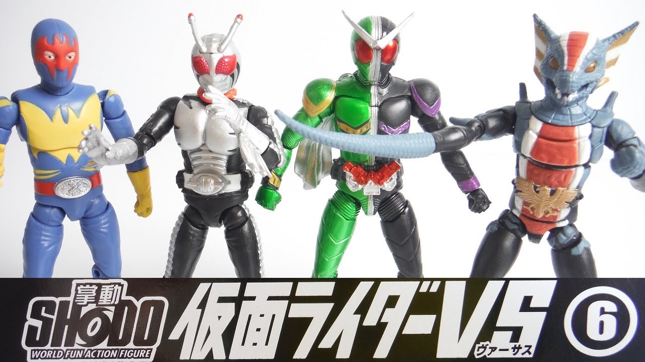 フルコンプ!! SHODO 仮面ライダーVS6 『1BOX 開封』 配列 掌動