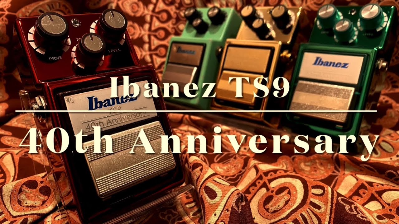 Ibanez TS9 40th Anniversary Tube Screamer - YouTube