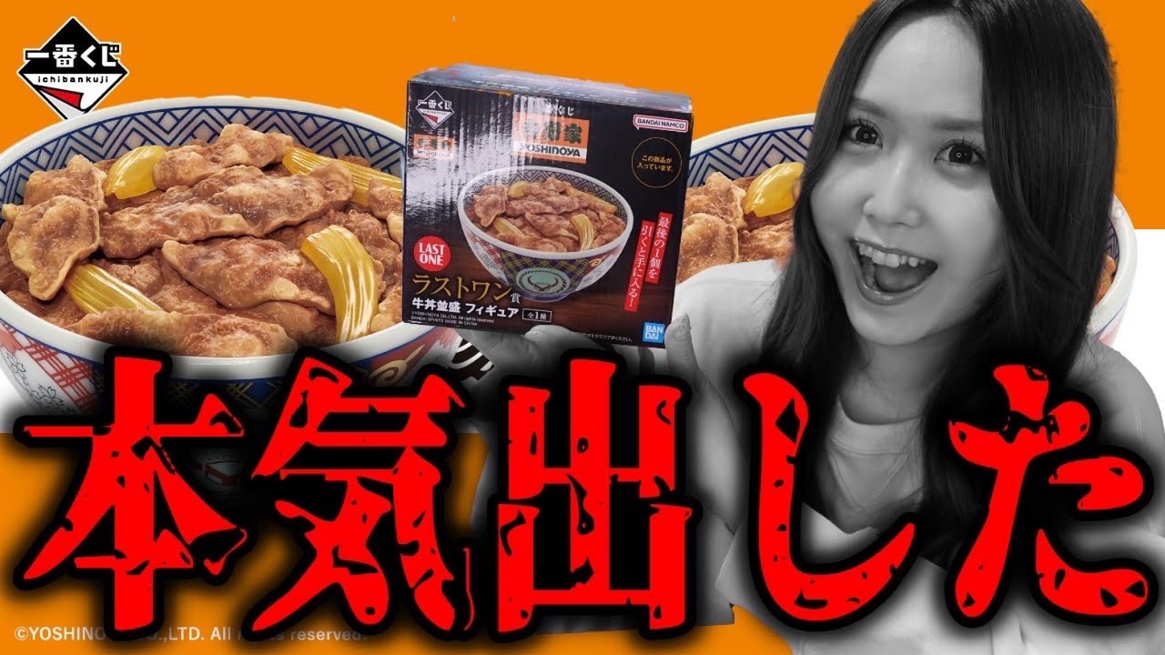 ラストワンの牛丼フィギュアが欲し過ぎて本気出しちゃった【一番くじ