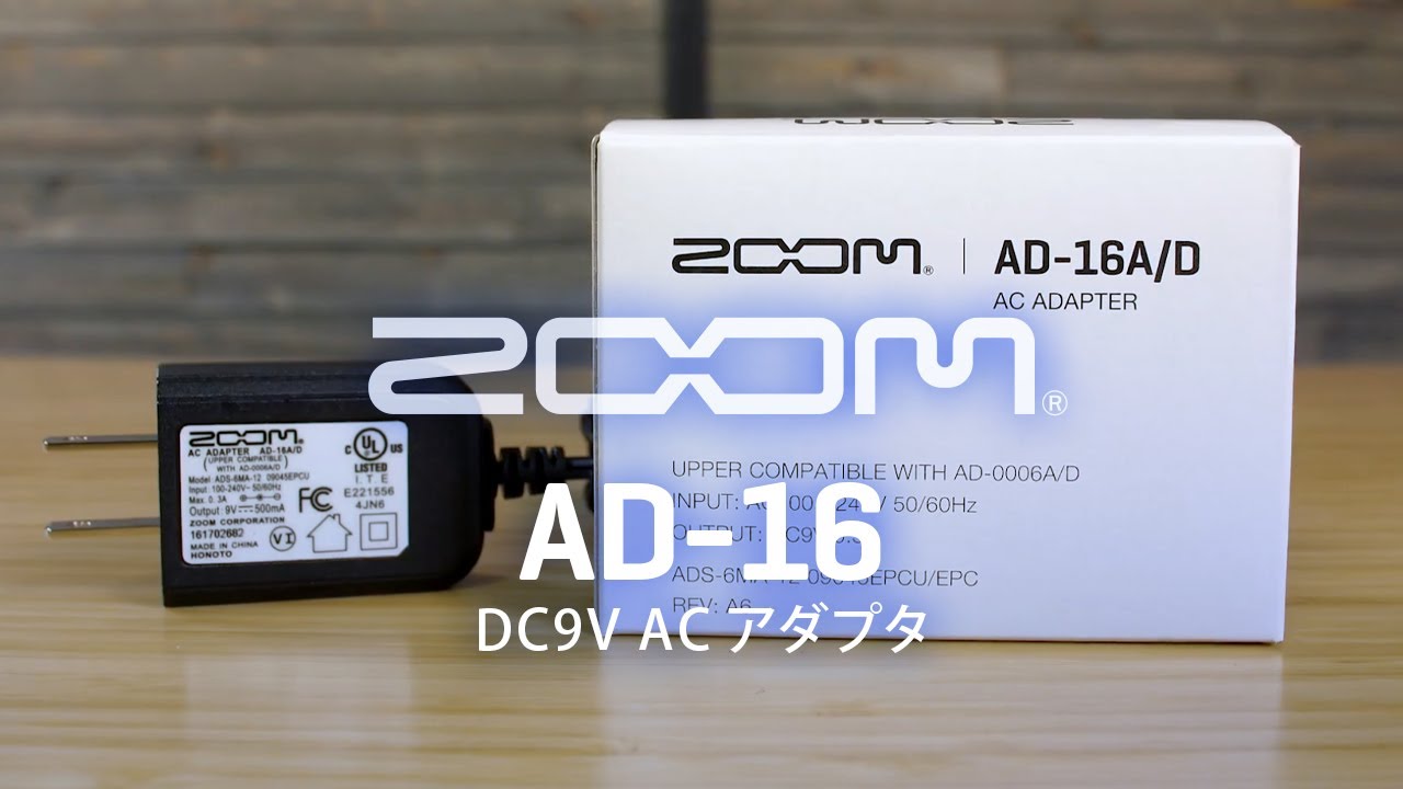 ZOOM AD-16A/D ｜イケベ楽器店オンラインストア