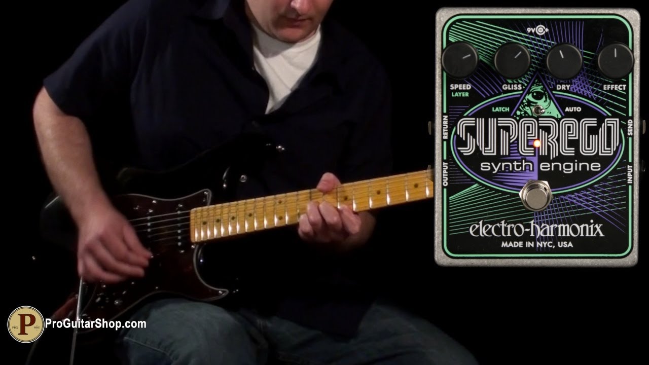 Electro Harmonix SUPEREGO Synth Engine - 弾いた音をサンプリングし