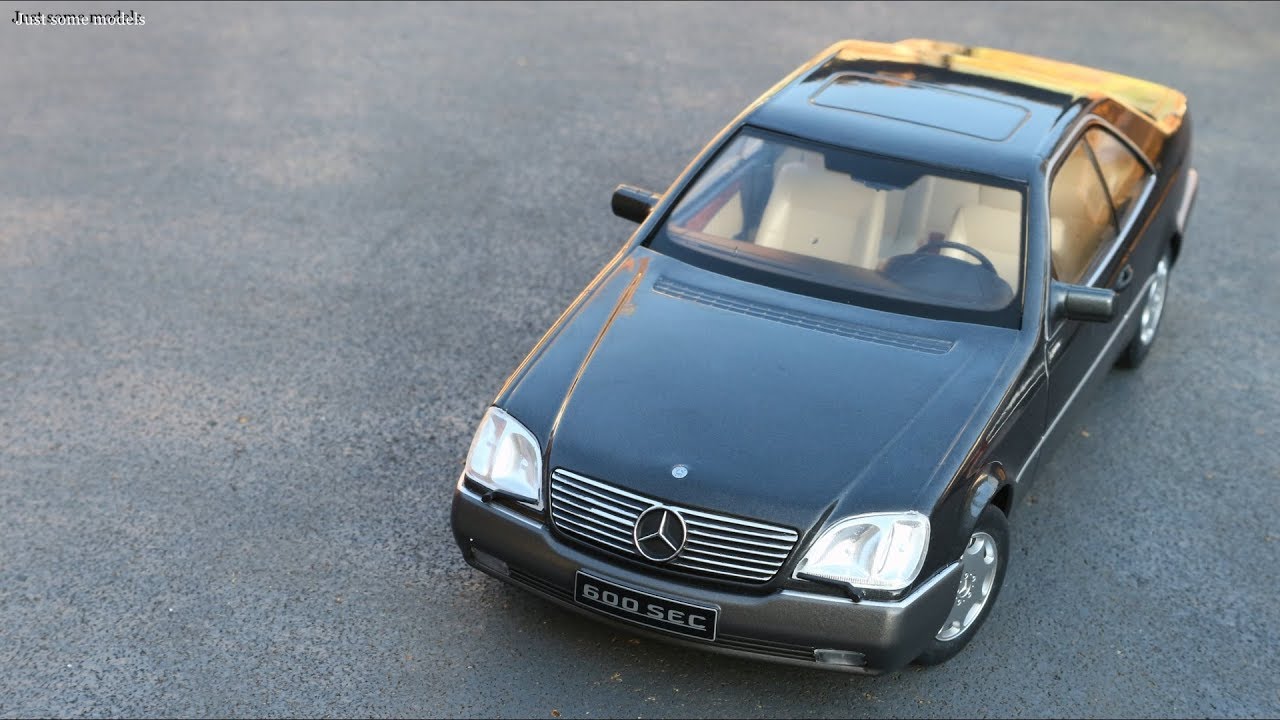 1:18 Mercedes-Benz C140 600SEC '92 - KK-Scale [Unboxing] - YouTube