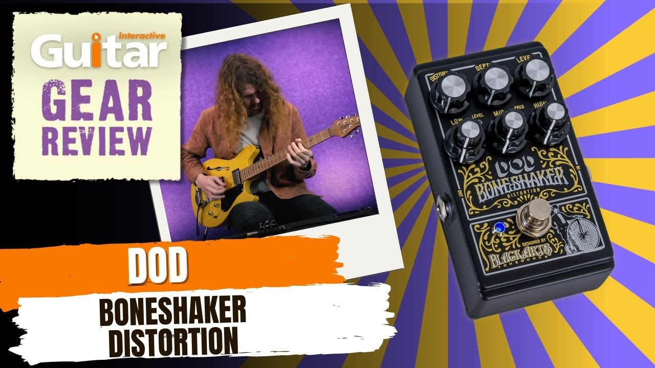 DOD BONESHAKER DISTORTION | Review | Guitar Interactive - YouTube