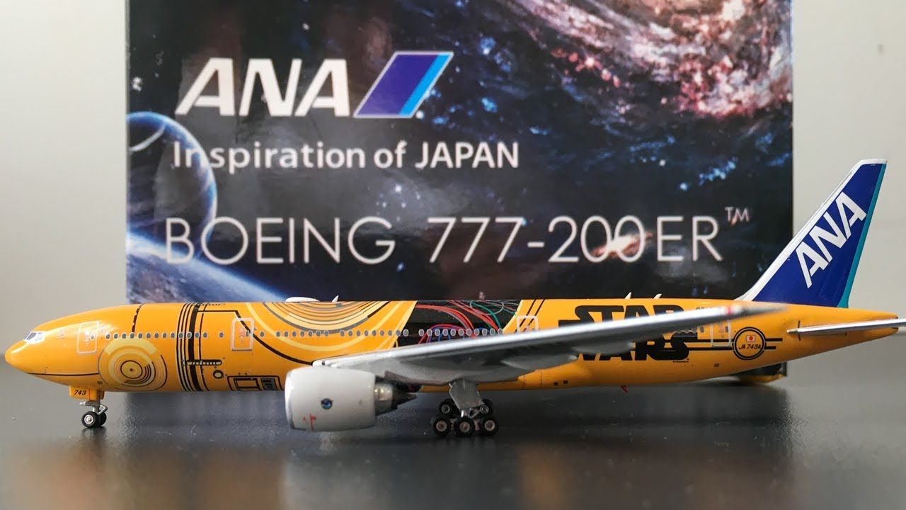 MachBirdz 1:400 ANA 777-200 'C3PO' Unboxing and Review - YouTube