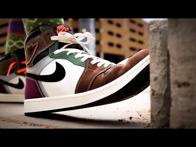Air Jordan 1 Retro High OG Hand Craft On Foot and Review - YouTube