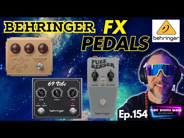 BEHRINGER PEDAL CLONE REVOLUTION!! FUZZ BENDER, CENTAUR, 69VIBE