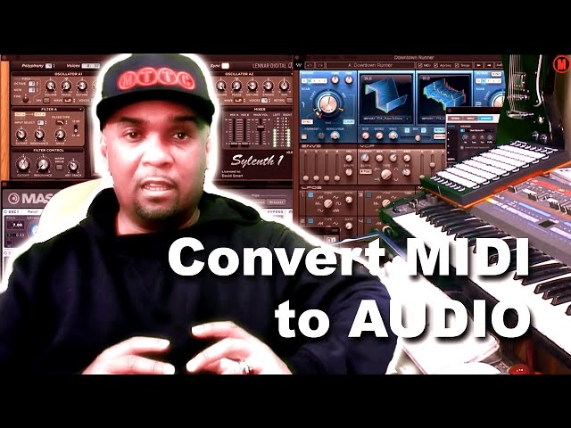 How to Convert MIDI to Audio | Logic Pro X | MTTC - YouTube