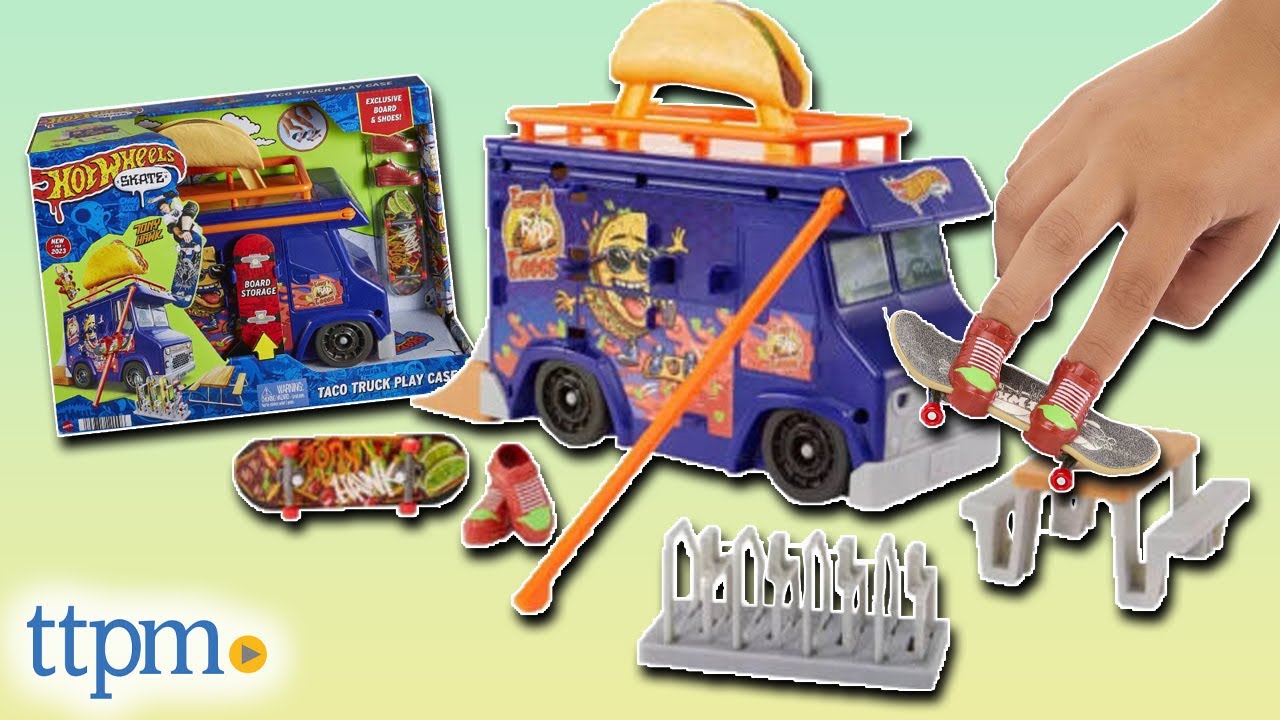 Hot Wheels Skate Tony Hawk Taco Truck - YouTube