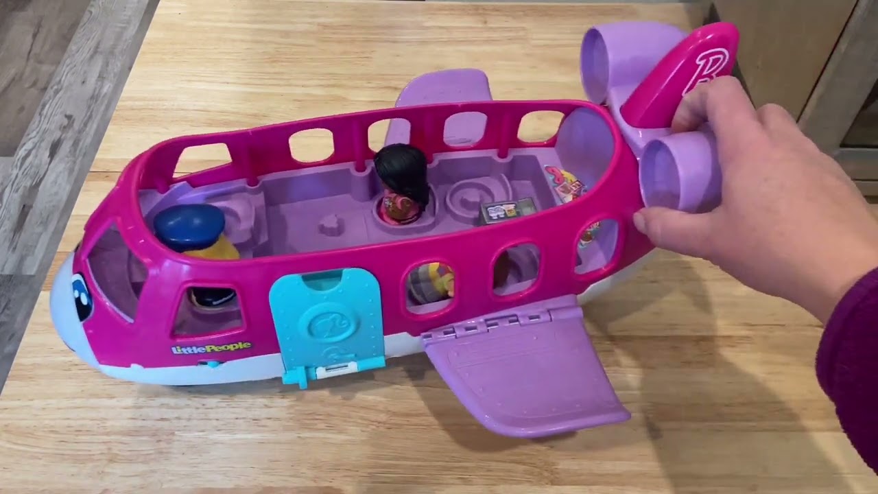 Fisher Price Little People Barbie Toddler Toy Little Dream Plane