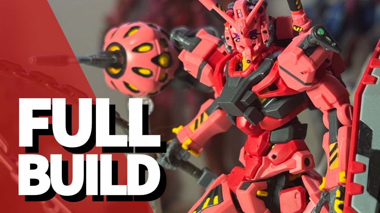FULL BUILD Red Gundam 徹底解説 赤いガンダム 筆塗り部分塗装