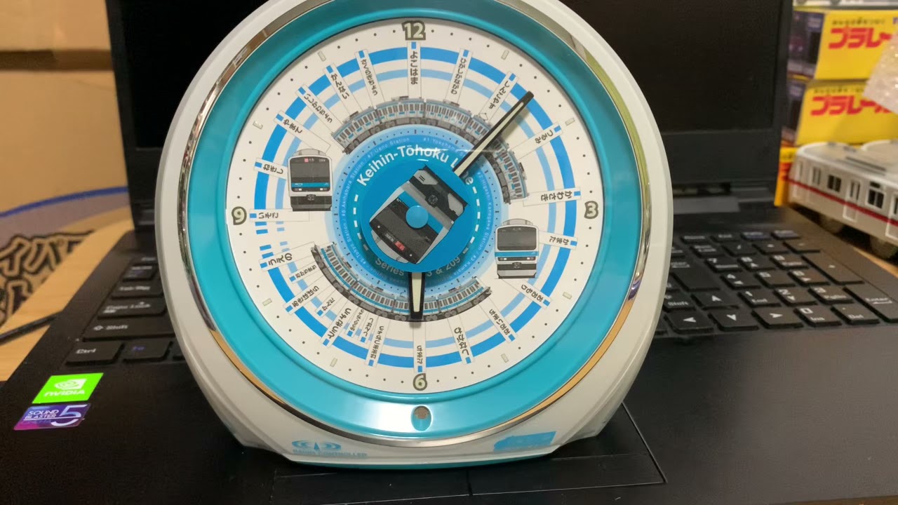 日車夢工房 山手線 目覚まし時計 - YouTube