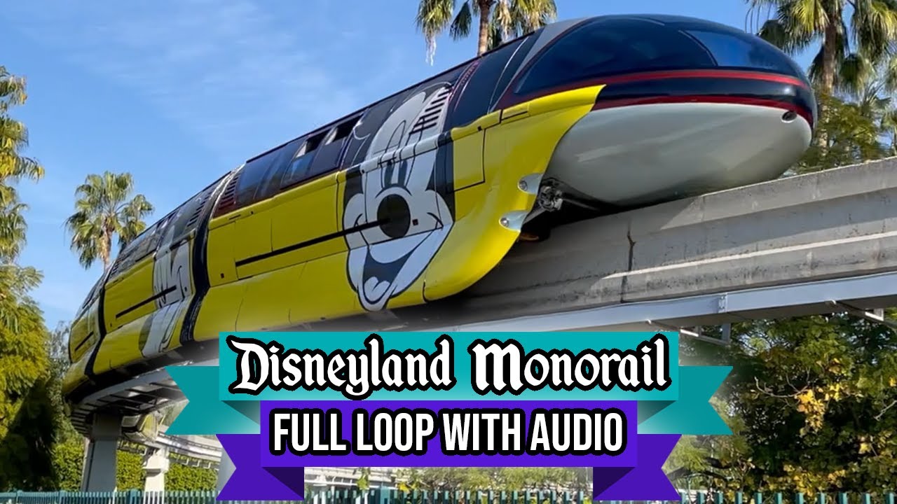 Disneyland Monorail 2022 - Full Ride POV with Audio - YouTube