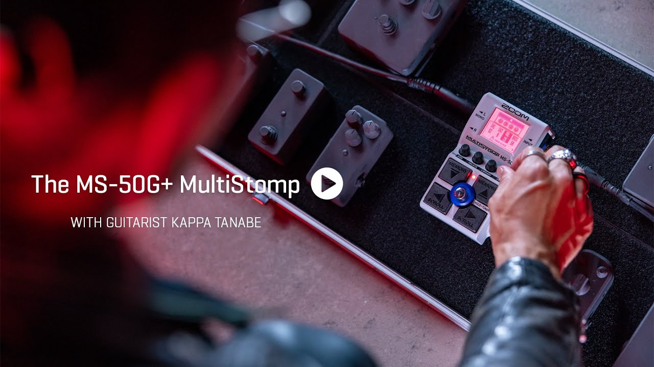 Zoom MS-50G+ MultiStomp Multi-FX Guitar Pedal