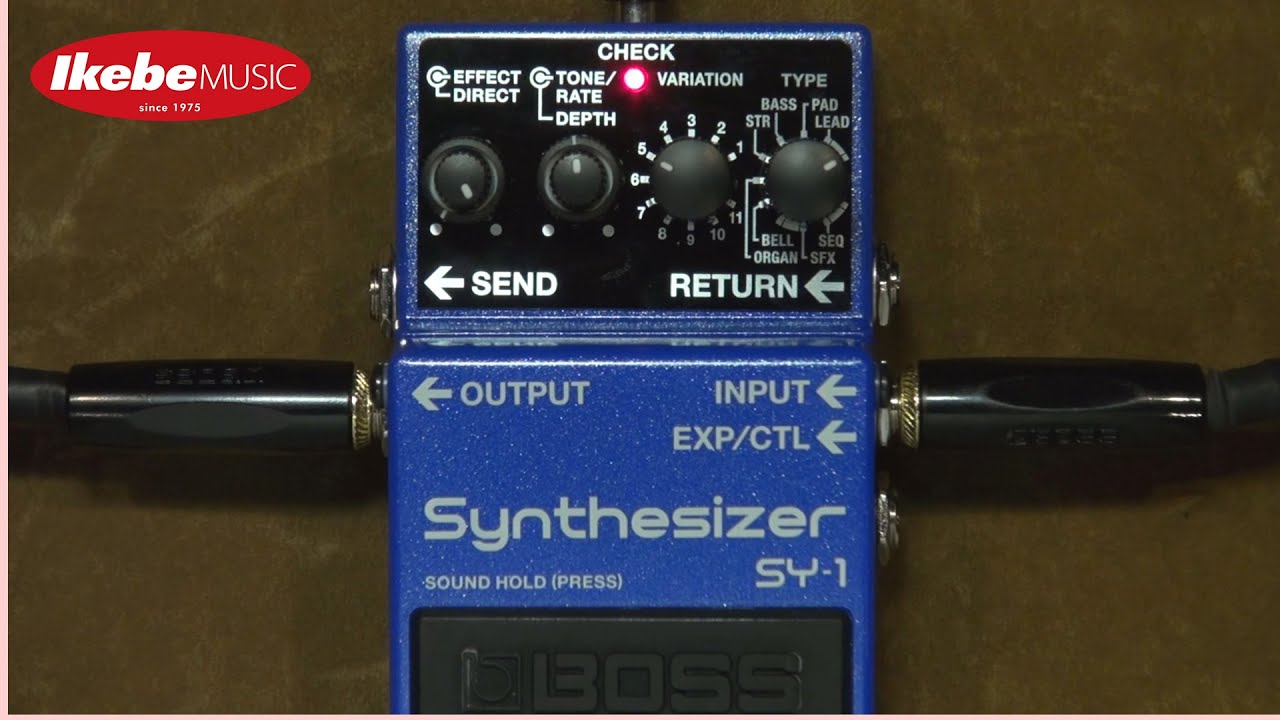 BOSS SY-1 Synthesizer All 121 Sounds Sample Vol.1 - YouTube