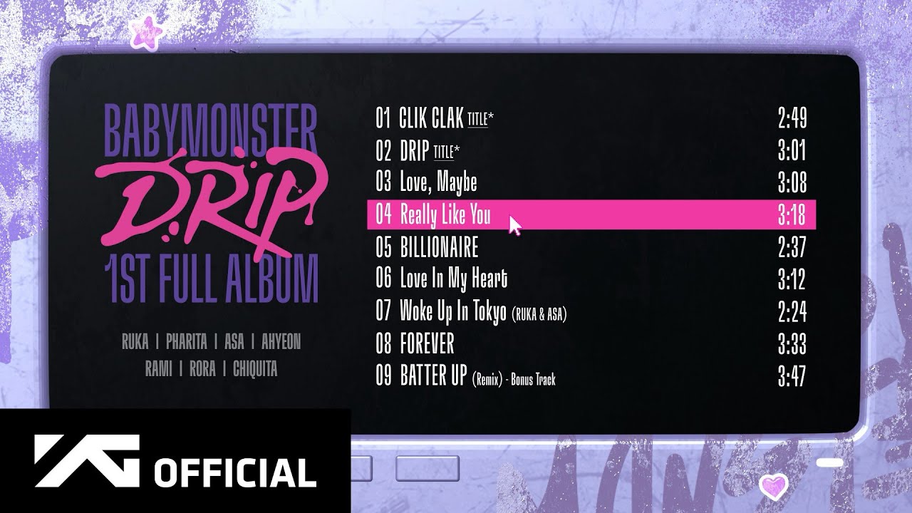 BABYMONSTER - 'Really Like You' (Official Audio) - YouTube