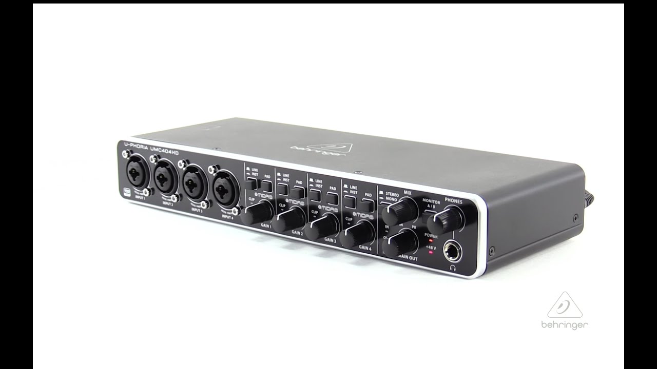 BEHRINGER ( ベリンガー ) UMC404HD オーディオインターフェイス 送料