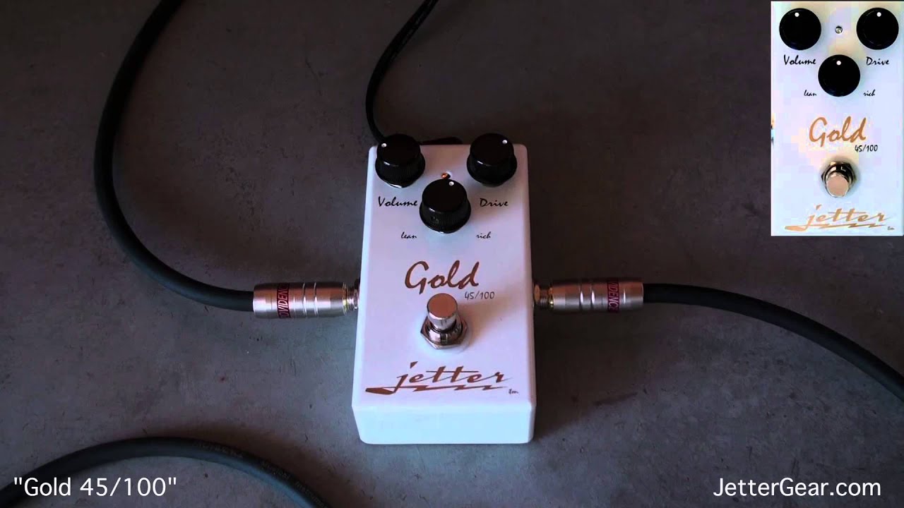 Jetter Gear Gold 45/100をレビュー！L'Arc-en-Cielのken氏も使用し