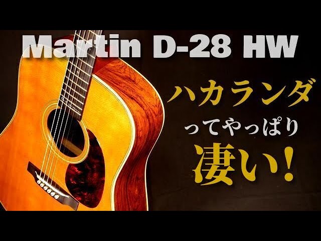ハカランダ 限定150本【Martin D-28 HW】ハンク・ウィリアムズ（Hank
