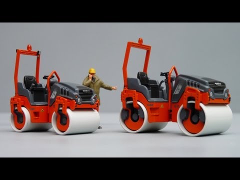 NZG Hamm HD 12 and 14 Rollers by Cranes Etc TV - YouTube