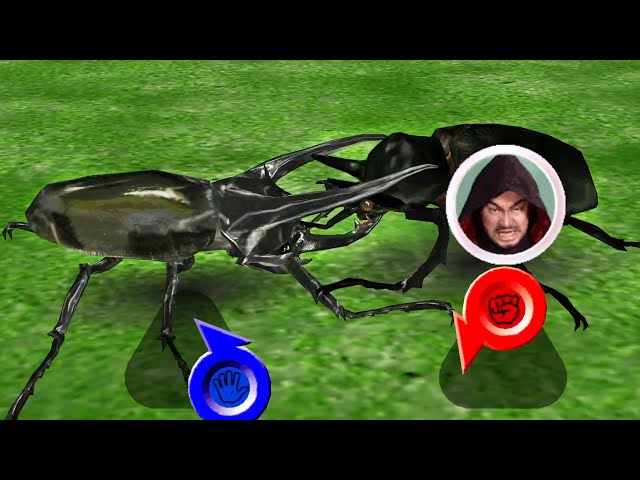 アーケード] 甲虫王者ムシキング - コーカサスオオカブト VS ブラック