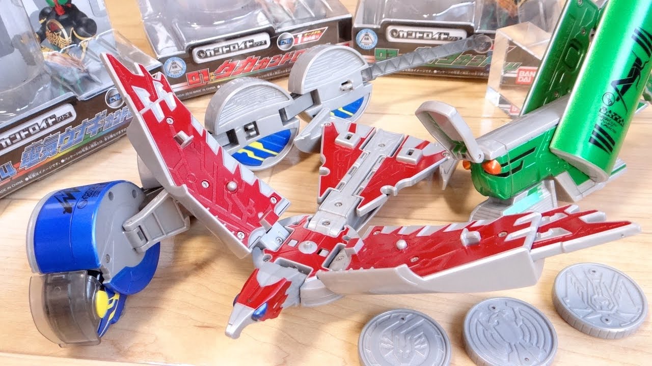 Zi-O also enters the OOO arc! DX Takacandroid, Grasshopper