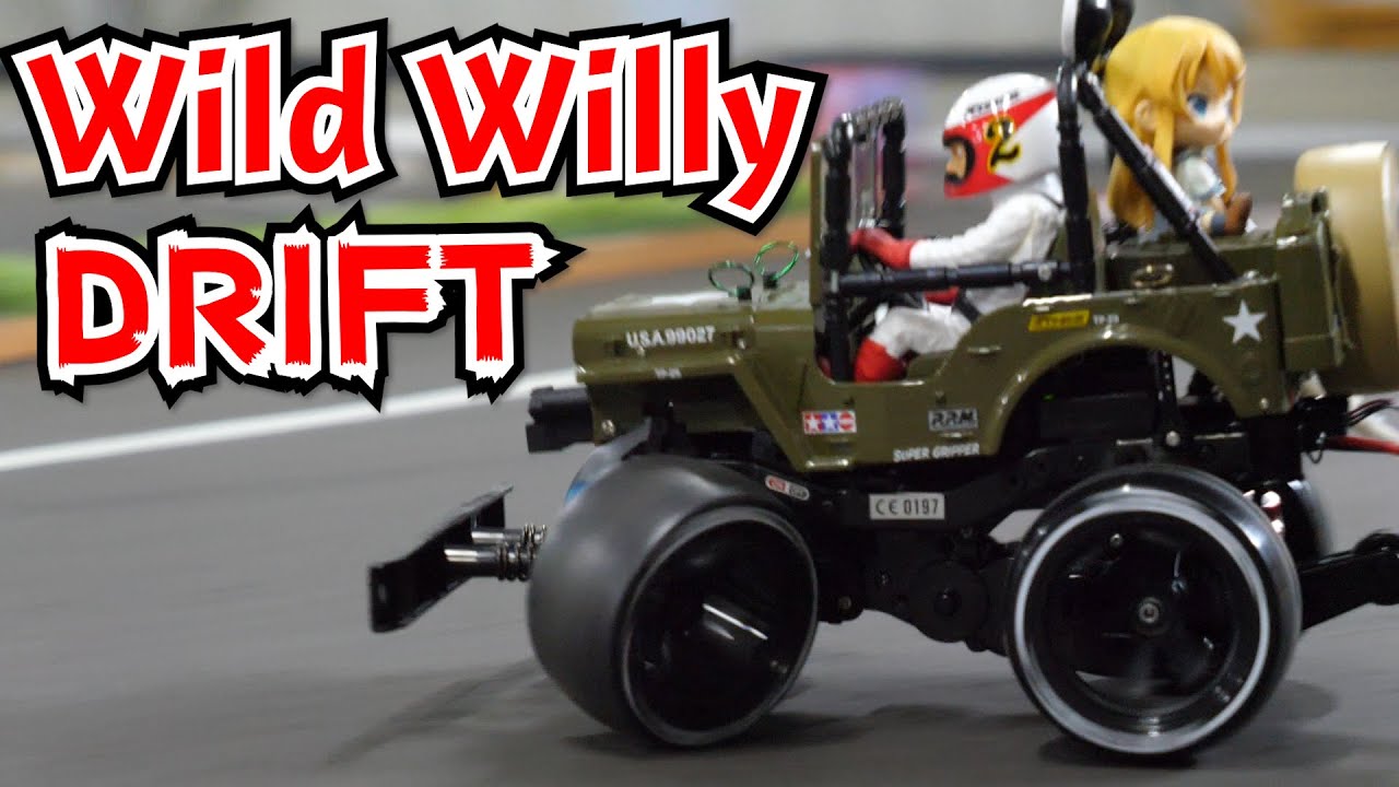 Tamiya Wild Willy improved to play Rc drift! - YouTube