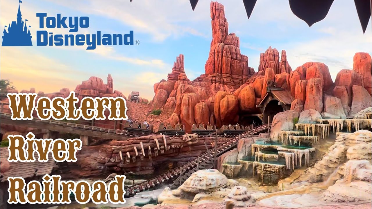 WESTERN RIVER RAILROAD Full Ride Experience @ TOKYO DISNEYLAND