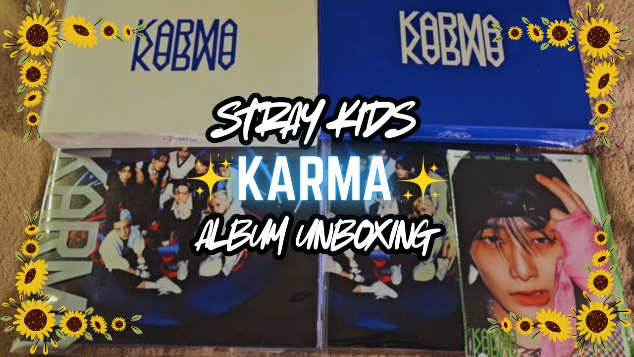 ♥ STRAY KIDS 스트레이 키즈 KARMA ALBUM UNBOXING (limited