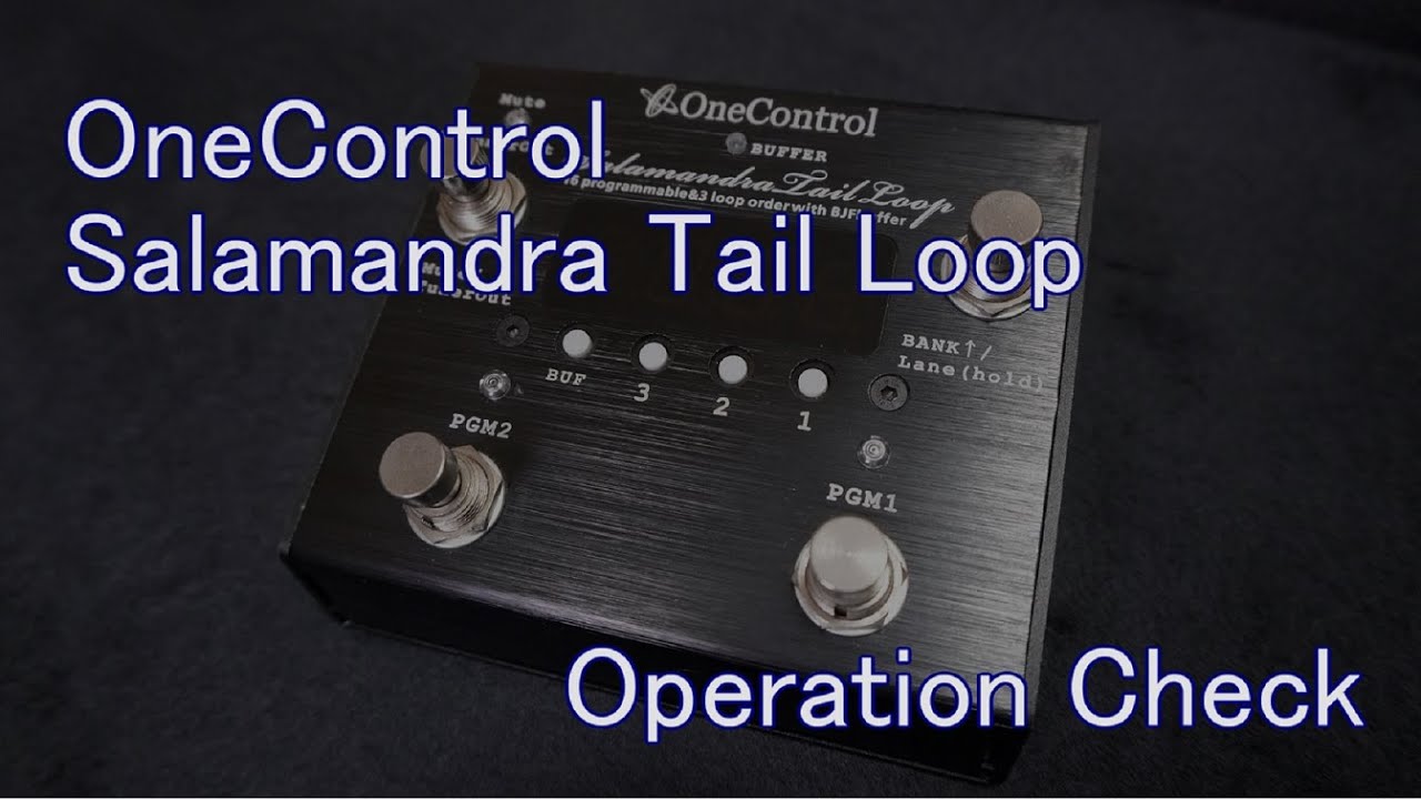 OneControl Salamandra Tail Loop 操作確認動画 Operation Check [No