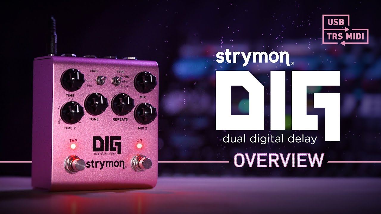 strymon | DIG（V2） | デュアル・デジタル・ディレイ | 製品情報