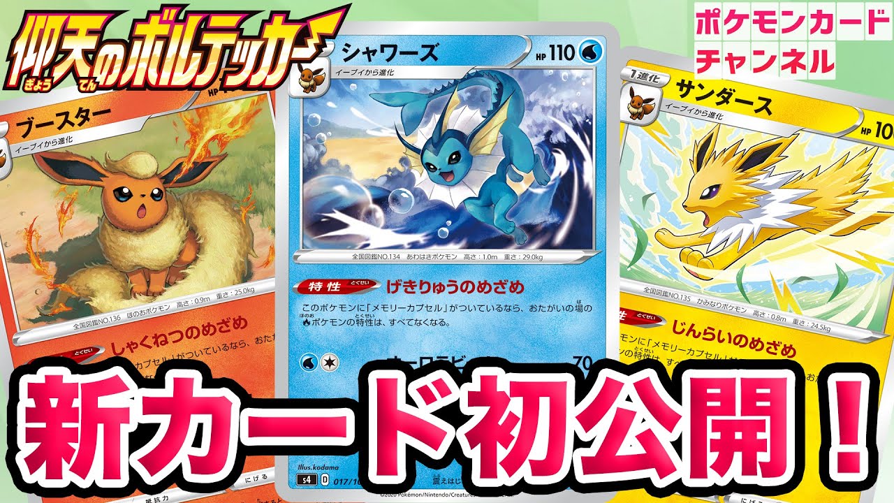 最新】妨害系の特性！？ブースター・シャワーズ・サンダース【仰天の