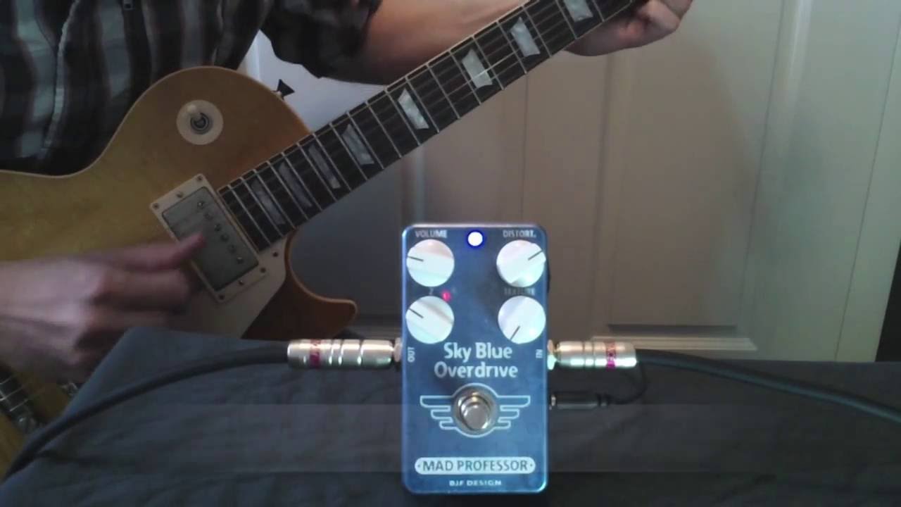 MAD PROFESSOR Sky Blue Overdrive - ブースター的に使用することも