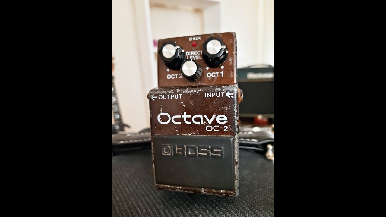 Boss OC-2 Octave (90's Black Label) - YouTube
