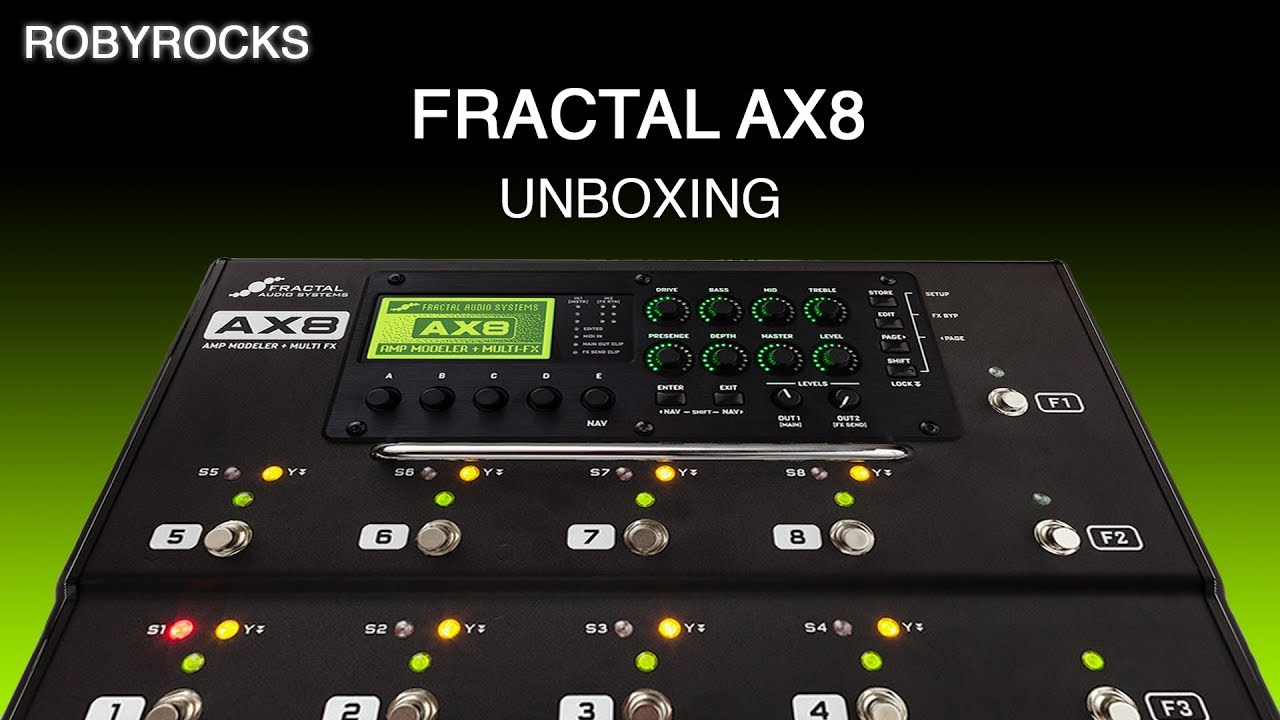 FRACTAL AX8 - Unboxing - YouTube