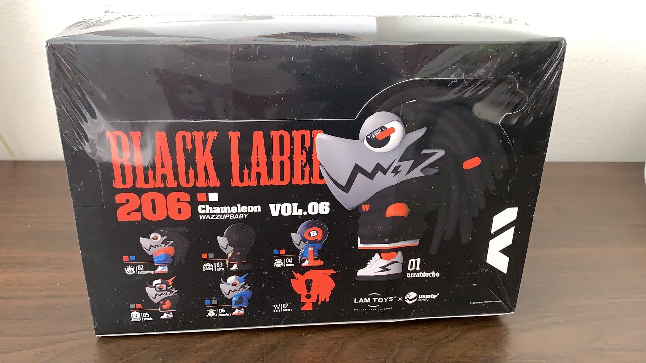 Unboxing] Lamtoys x Chameleon Wazzup Baby Vol.6 - Black Label