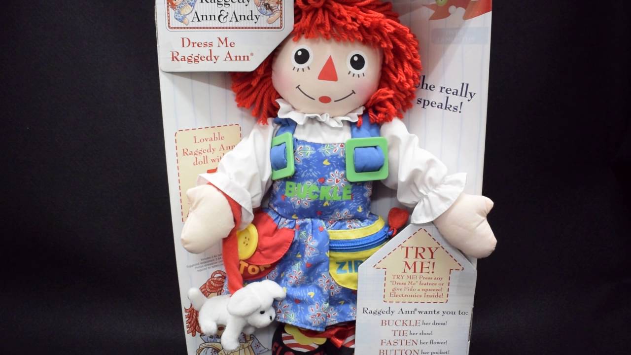 Raggedy Ann & Andy ラガディアン&アンディ Dress Me Raggedy Ann