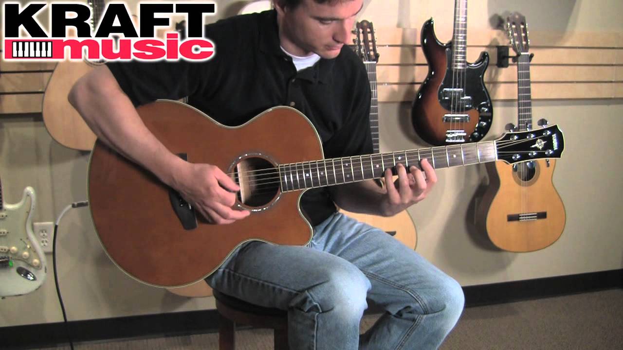 Kraft Music - Yamaha CPX700II Acoustic-Electric Guitar - YouTube
