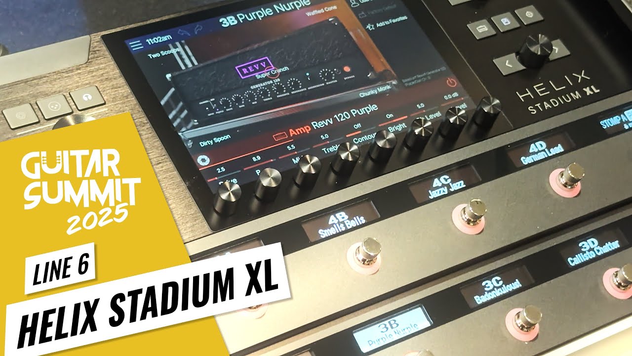 Guitar Summit 2025: Line 6 Helix Stadium XL – Overview & Sound