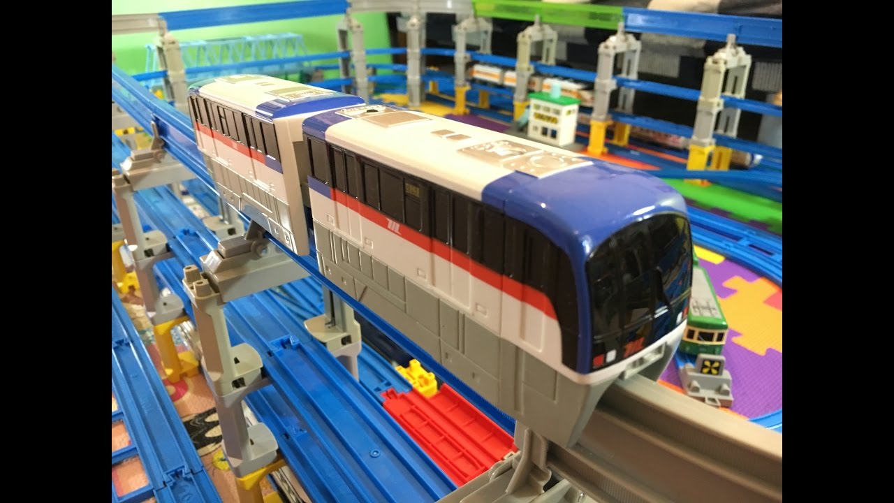プラレール 東京モノレール2000形セット (03592 jp) - YouTube
