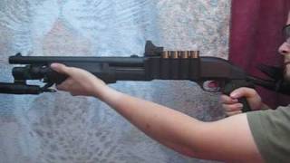 Airsoft) Shorty M3 Benelli Tokyo Marui custom. - YouTube