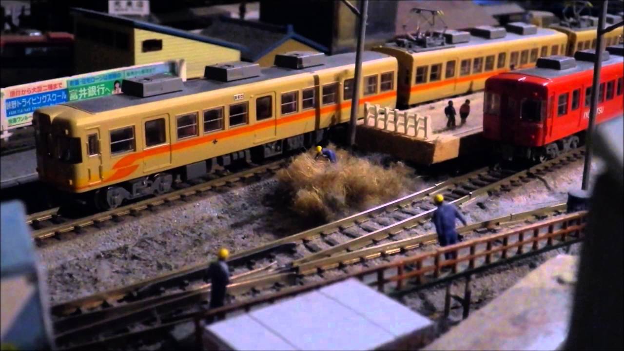 自作Nゲージ】伊予鉄道PV 伊予鉄700系新塗装・旧塗装 N-gauge Iyo