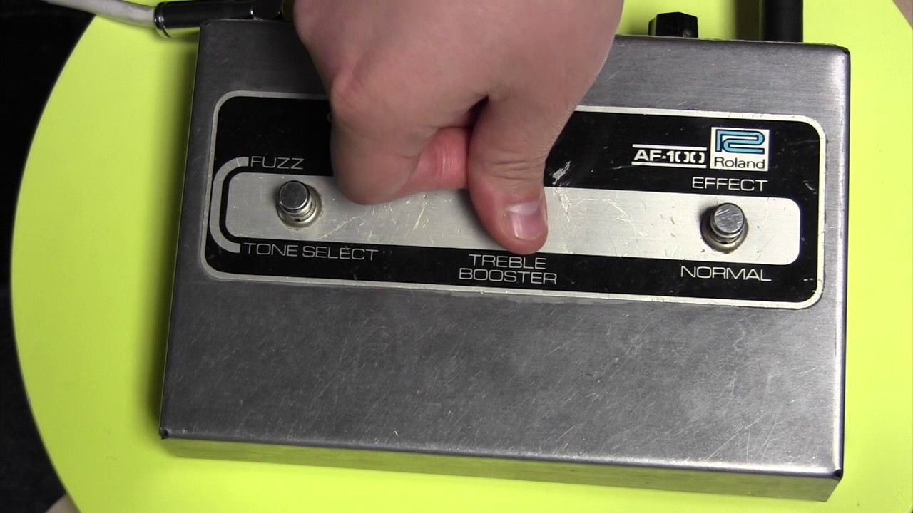 1970s Roland AF100 Bee Baa Fuzz Demo - YouTube