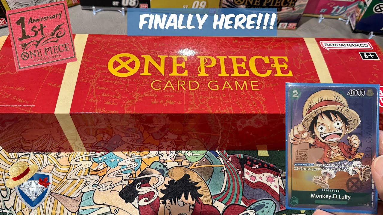 English 1st Anniversary Set OPENING!! | One Piece Card Game - YouTube