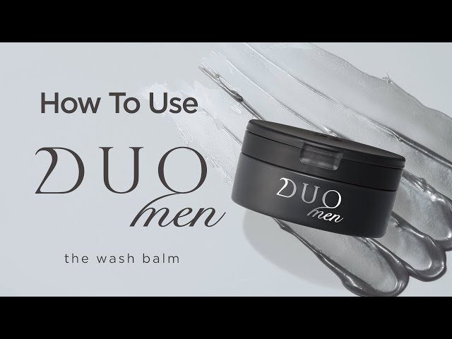 DUO MEN ザ ウォッシュバーム HOW TO USE - YouTube