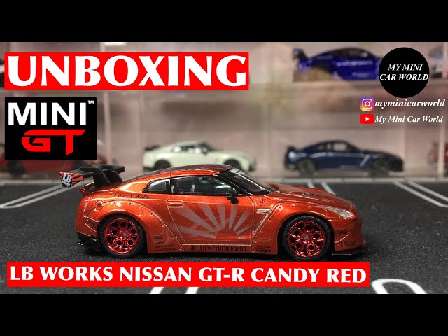 MY MINI CAR WORLD】UNBOXING MINI GT 1/64 LB WORKS NISSAN GT-R R35