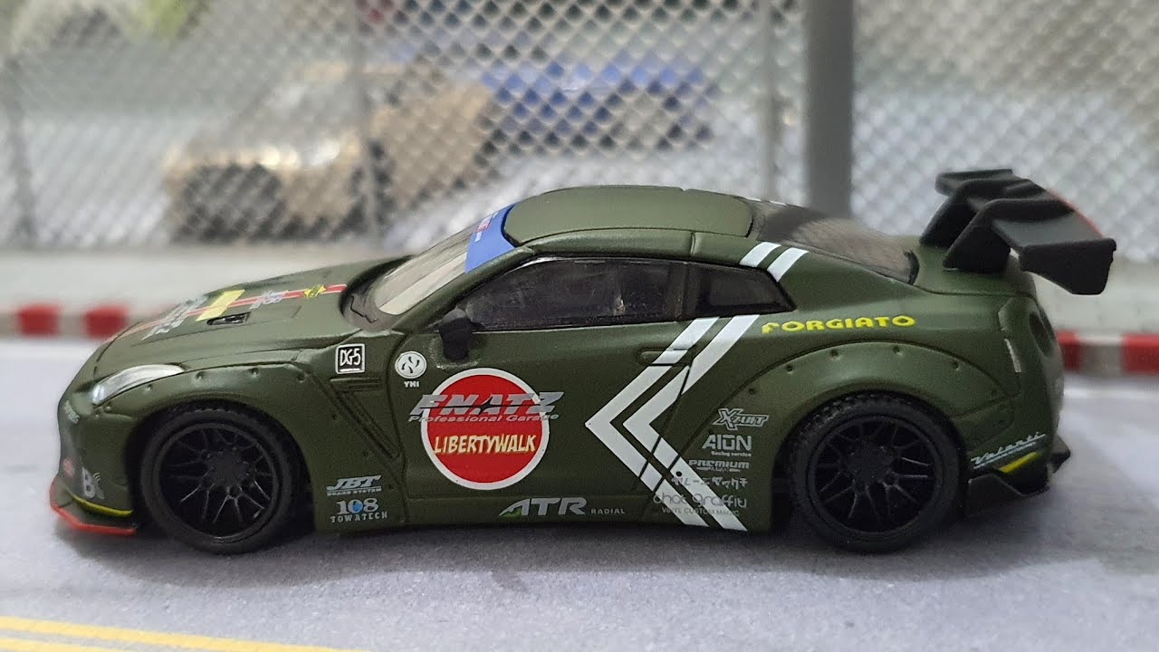 LB-WORKS Nissan GT-R (R35) Type 1, Rear Wing ver 1 Zero Fighter