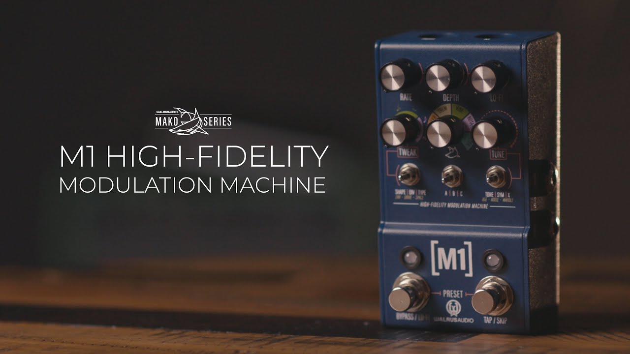 Walrus Audio M1 High-Fidelity Modulation Machine - 合計18種類の